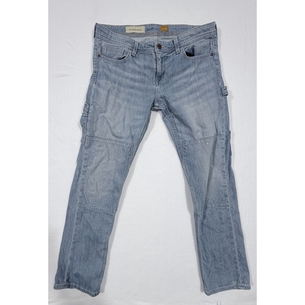 Pilcro Anthropologie Painter Relaxed Fit Jeans Women's Sz 28 Low Rise Distressed